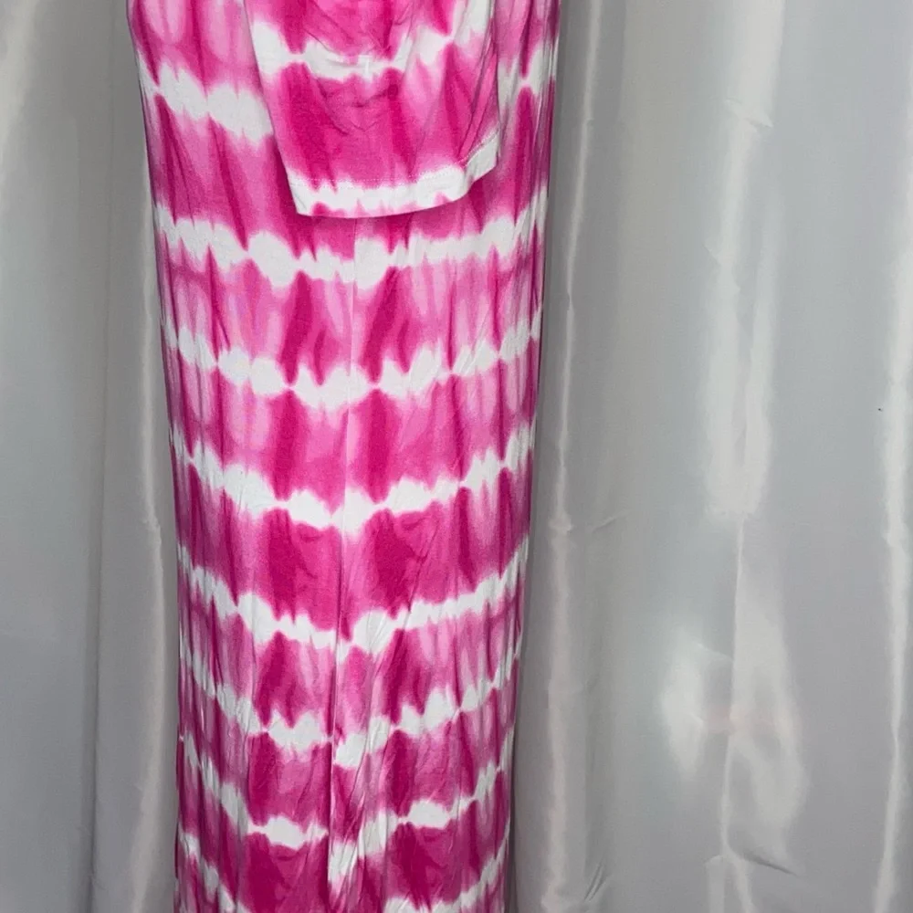 Design History Women’s Short Sleeve Cold Shoulder Tie Dyed Spandex Dress Small - Picture 3 of 11